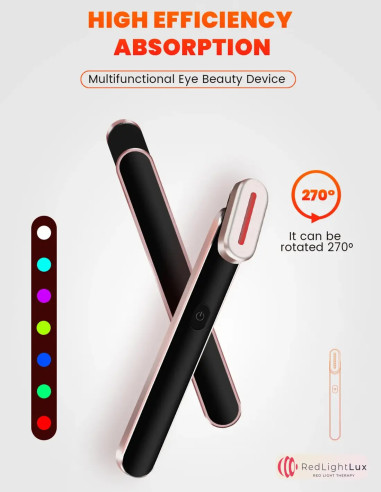 Baguette rouge luminothérapie visage pour un soin anti-âge