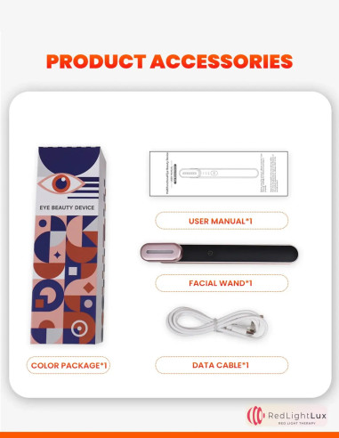 Red Light Face Wand for Anti-Aging Skincare