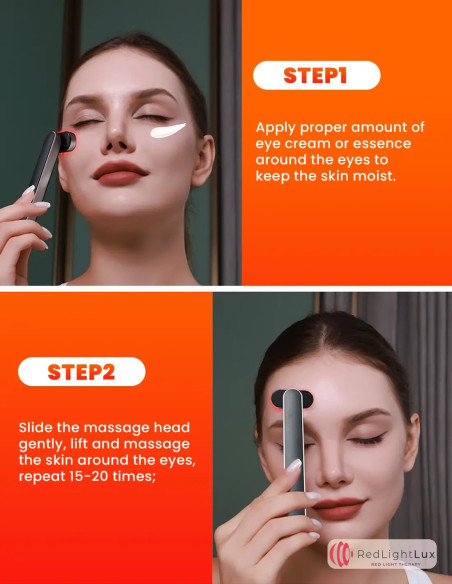 Red Light Face Wand for Anti-Aging Skincare