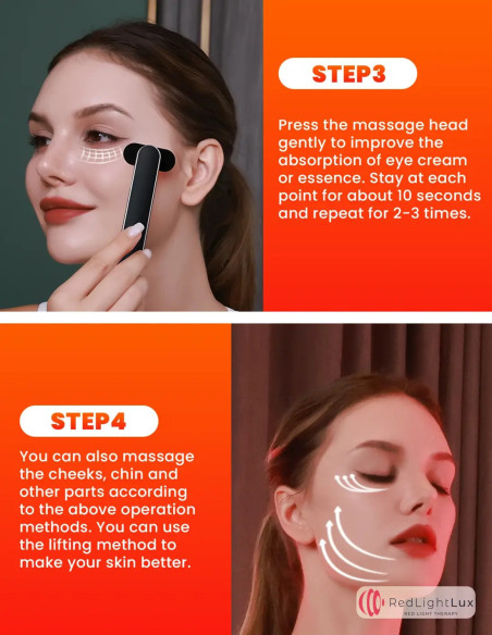 Red Light Face Wand for Anti-Aging Skincare