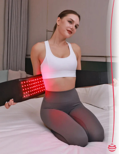 Ceinture portable révolutionnaire de luminothérapie rouge - Soulagement de la douleur et guérison