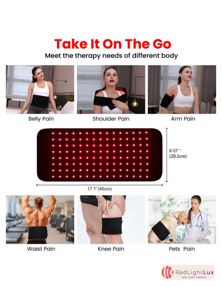 Revolutionary Portable Red Light Therapy Belt | Pain Relief & Healing