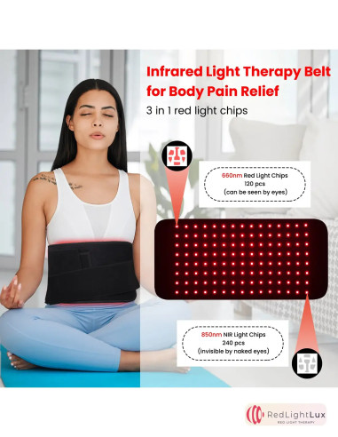 Revolutionary Portable Red Light Therapy Belt | Pain Relief & Healing