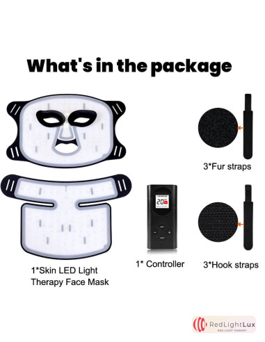 Red Light Face Mask - Reduce Wrinkles, Rejuvenate Skin