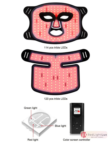 Red Light Face Mask - Verminder rimpels, verjong de huid