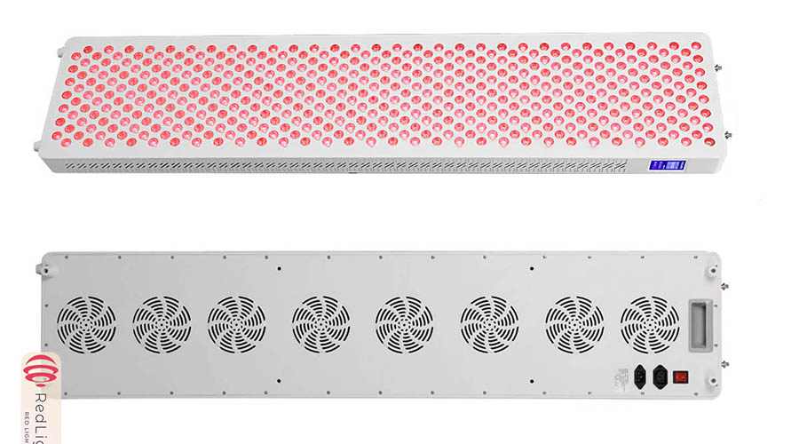 Panneau de thérapie par lumière rouge RedLightLux Max émettant une lumière à double longueur d'onde 660nm et 850nm pour la récupération post-chirurgicale